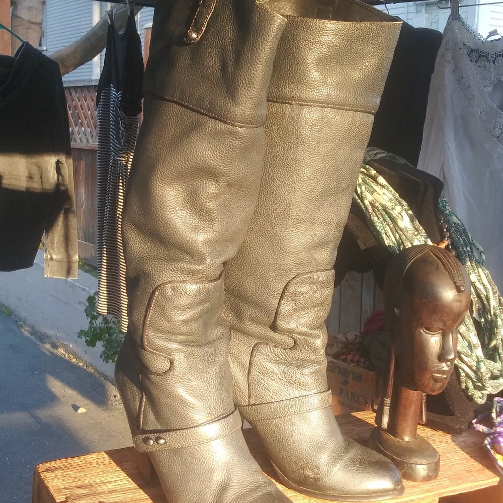 Sam Edelman Genuine Leather Black Boots sz.8.5